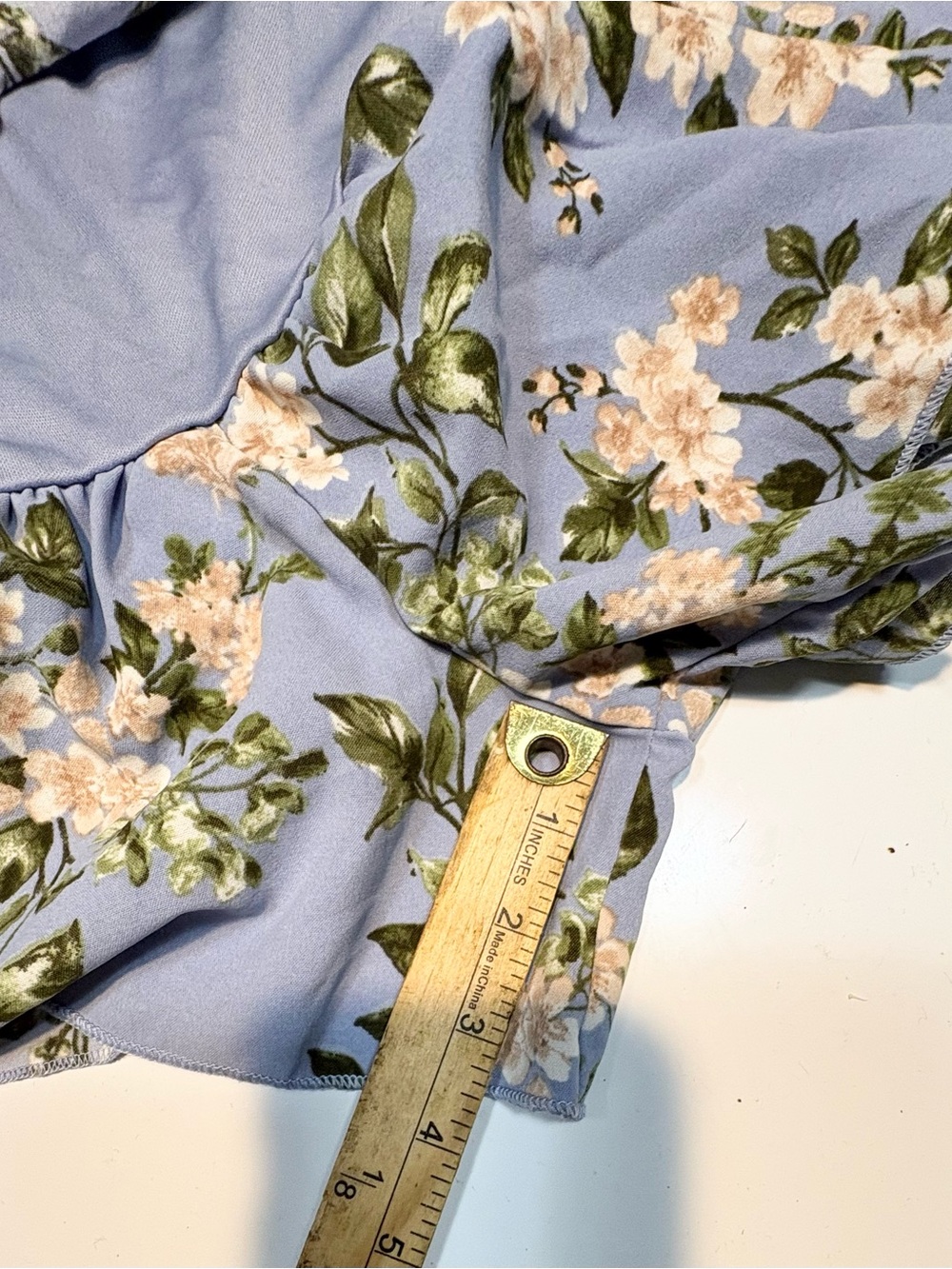 Inspired Hearts floral-print puff-sleeve romper shorts set medium - Picture 10 of 10